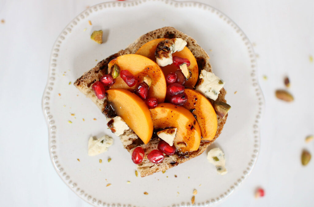 Persimmon Bruschetta